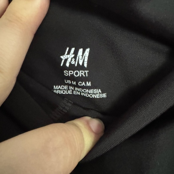 EUC H&M Black & Pink Ombre Leggings sz M - Picture 3 of 3